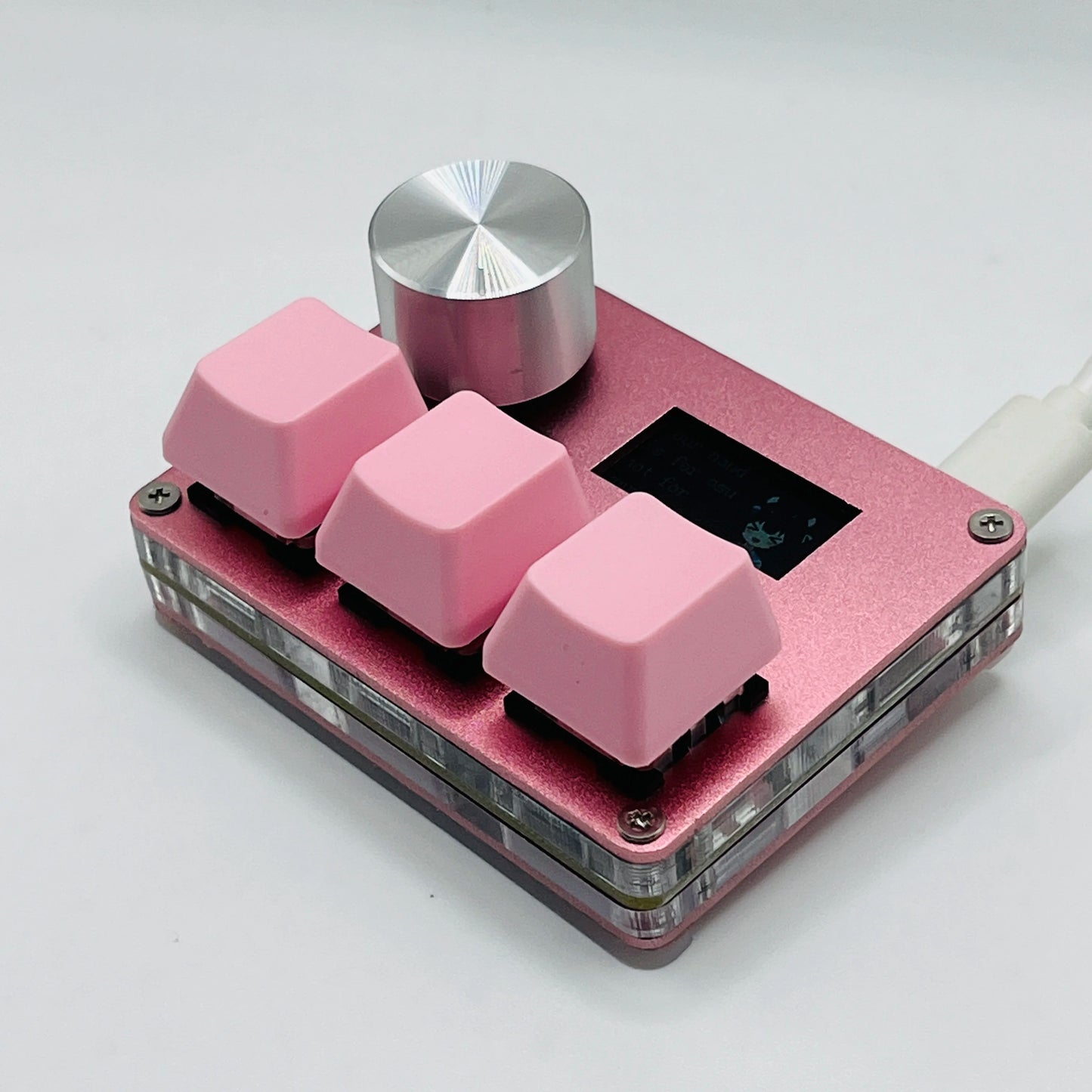 Sayodevice OSU O3C Rapid Trigger Hall Switches - Magnetic Keyboard with Knob and Screen