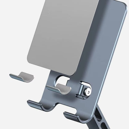 Adjustable Phone Stand 360 Degree Rotating Adjustable Foldable Aluminum Alloy Stand anti Slip Phone Holder Cradle Dock Thick